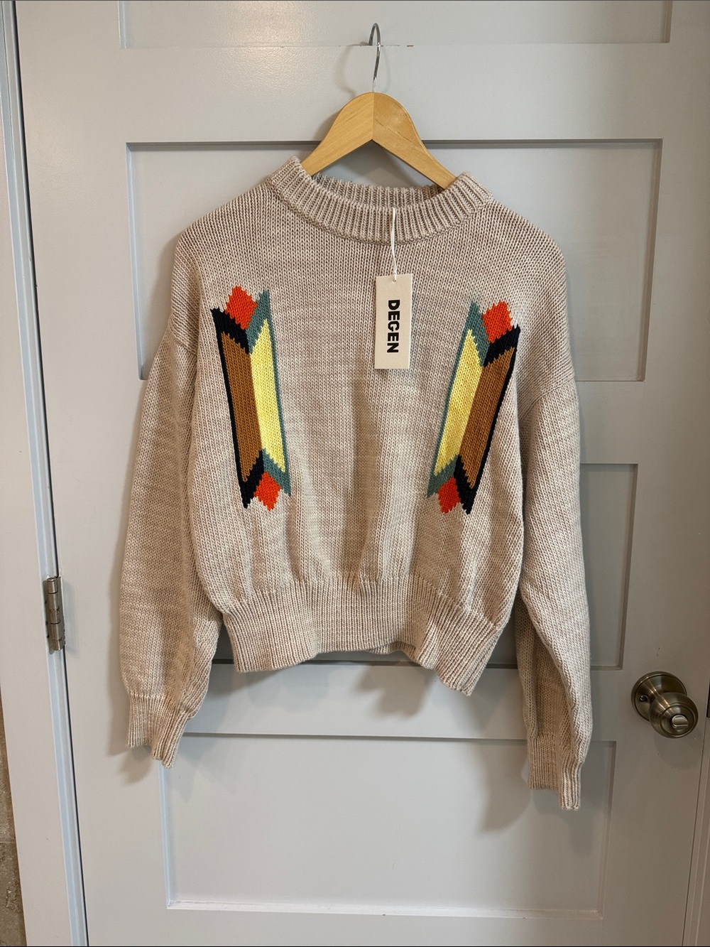 NWT Degen Butterfly Sweater XS
